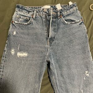 High waisted mom jeans